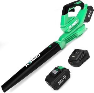 Leaf blower with battery drive
