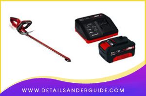 5. Einhell GE-CH 1846 Li cordless hedge trimmer with wall mount