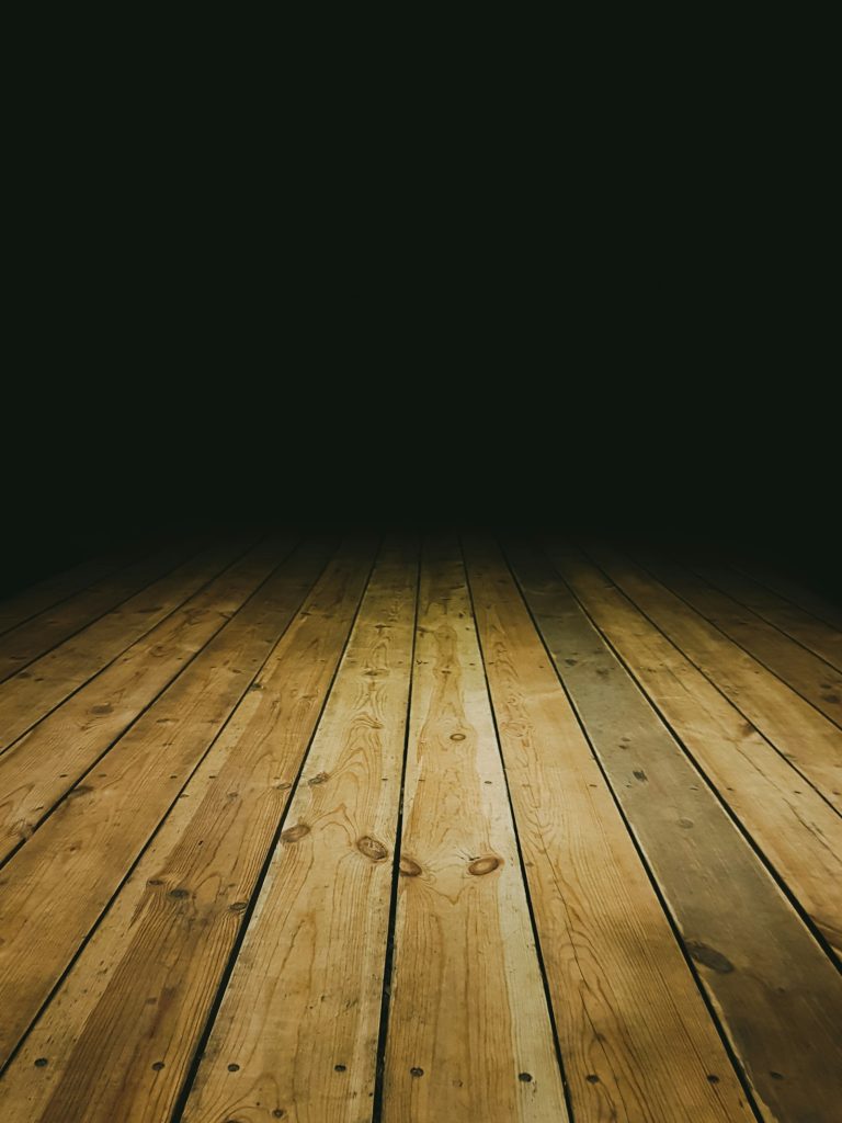 Close up of a smooth sanded wooden surface