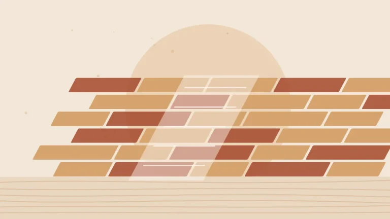 Illustration of wooden floorboards with a freshly sanded strip