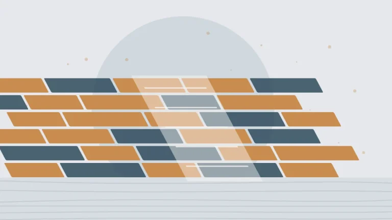 Illustration of wooden floorboards with a freshly sanded strip